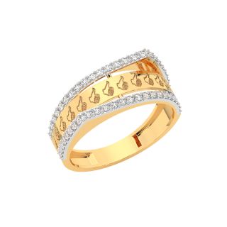 Maxi Round Diamond Ring For Men